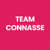 Chaussettes - Femme - Rose avec paillettes - Team connasse - Taille 36/42 - Humour - Cadeau
