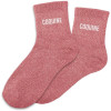 photo-Chaussettes - Femme - Rose avec paillettes - Coquine - Taille 36/42 - Humour - Cadeau
