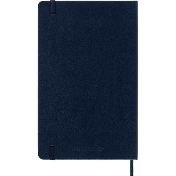 Carnet - 13x21cm - Bleu - 240 pages lignées - Couverture rigide - Moleskine
