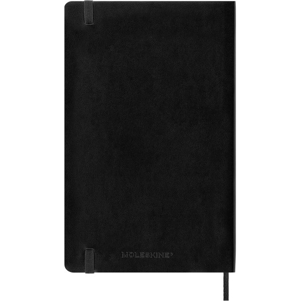Carnet - 13x21cm - Noir - 192 pages lignées - Couverture rigide - Moleskine