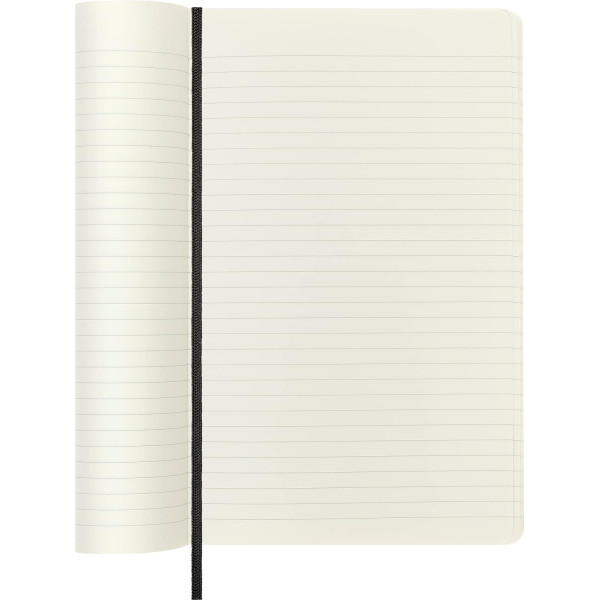 Carnet - 13x21cm - Noir - 192 pages lignées - Couverture rigide - Moleskine