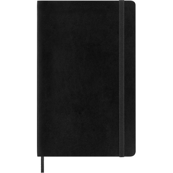 Carnet - 13x21cm - Noir - 192 pages blanches - Couverture souple - Moleskine