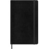 Carnet - 13x21cm - Noir - 192 pages blanches - Couverture souple - Moleskine