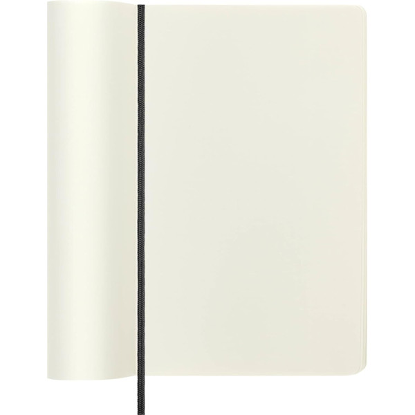 Carnet - 13x21cm - Noir - 192 pages blanches - Couverture souple - Moleskine