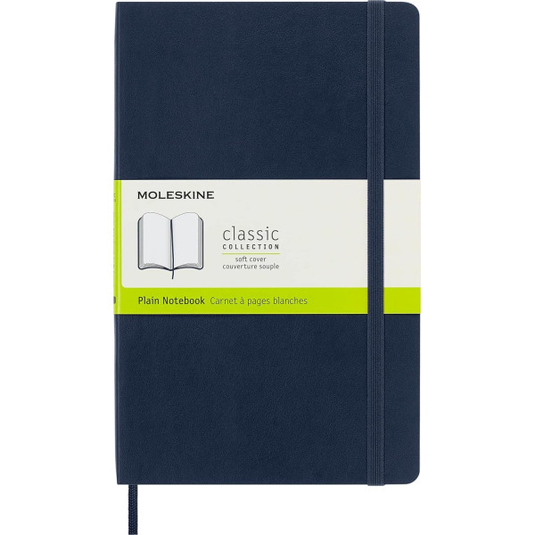 photo-Carnet - 13x21cm - Bleu - 192 pages blanches - Couverture souple - Moleskine