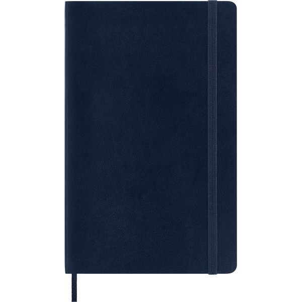 Carnet - 13x21cm - Bleu - 192 pages blanches - Couverture souple - Moleskine