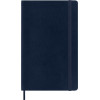 Carnet - 13x21cm - Bleu - 192 pages blanches - Couverture souple - Moleskine
