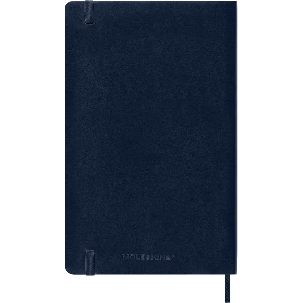 Carnet - 13x21cm - Bleu - 192 pages blanches - Couverture souple - Moleskine