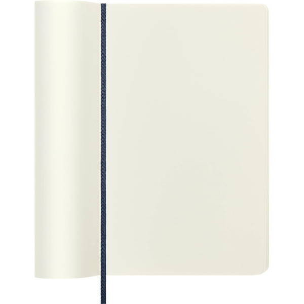 Carnet - 13x21cm - Bleu - 192 pages blanches - Couverture souple - Moleskine