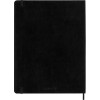 Carnet - 19x25cm - Noir - 192 pages lignées - Couverture souple - Moleskine