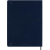Carnet - 19x25cm - Bleu - 192 pages lignées - Couverture rigide - Moleskine