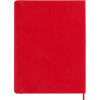 Carnet - 19x25cm - Rouge - 192 pages blanches - Couverture souple - Moleskine