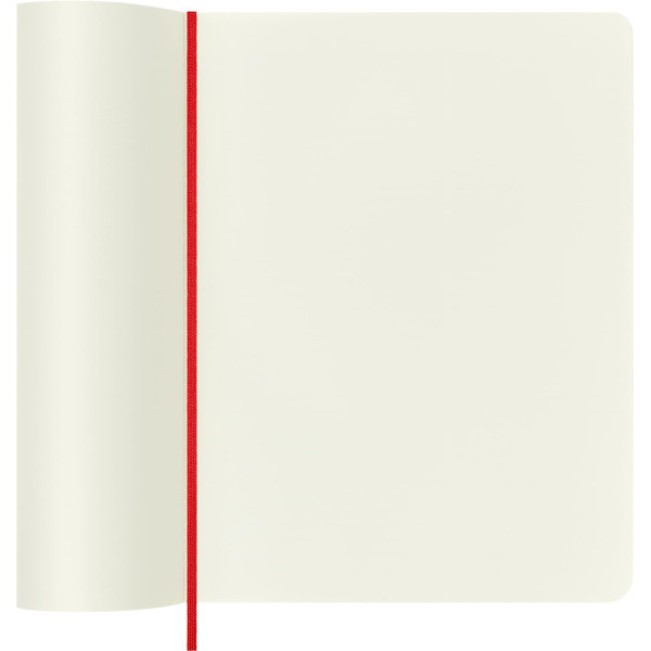 Carnet - 19x25cm - Rouge - 192 pages blanches - Couverture souple - Moleskine