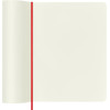 Carnet - 19x25cm - Rouge - 192 pages blanches - Couverture souple - Moleskine
