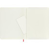 Carnet - 19x25cm - Rouge - 192 pages blanches - Couverture souple - Moleskine