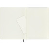 Carnet - 19x25cm - Noir - 192 pages blanches - Couverture souple - Moleskine