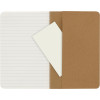 3 carnets - 13x21cm - Kraft - 80 pages lignées - Couverture souple - Moleskine