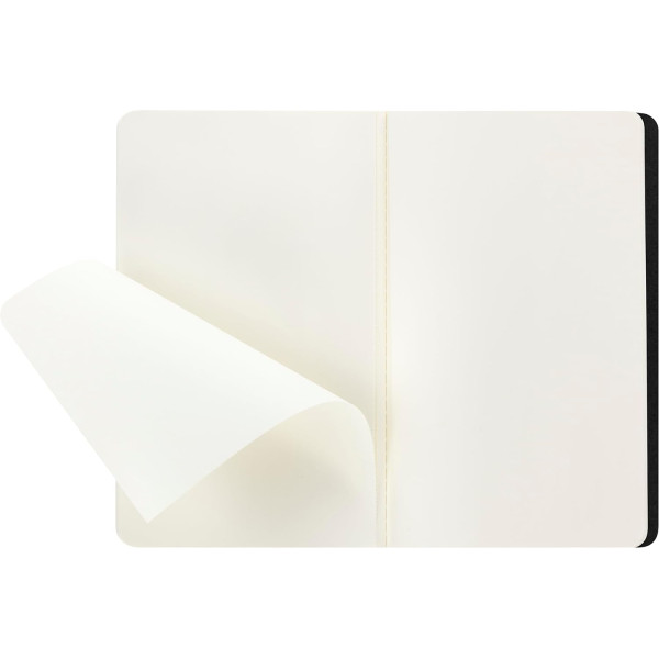 3 carnets - 13x21cm - Noir - 80 pages blanches - Couverture souple - Moleskine