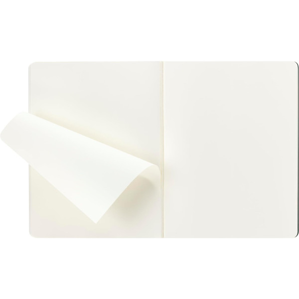 3 carnets - 19x25cm - Vert - 120 pages blanches - Couverture souple - Moleskine