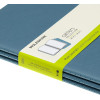 3 carnets - 19x25cm - Turquoise - 120 pages blanches - Couverture souple - Moleskine
