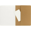 3 carnets - 19x25cm - Kraft - 120 pages lignées - Couverture souple - Moleskine