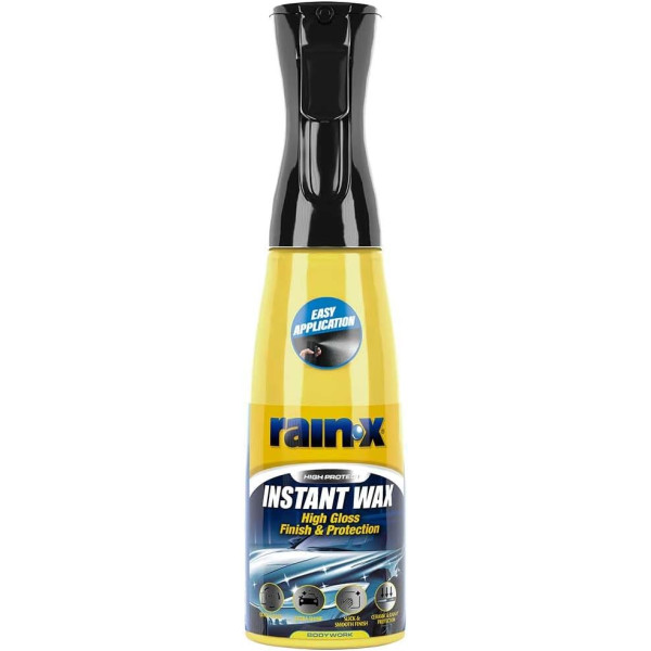 photo-Cire pour carrosserie - Lustrant - Protection céramique - Rain-X - Instant Wax - 600ml