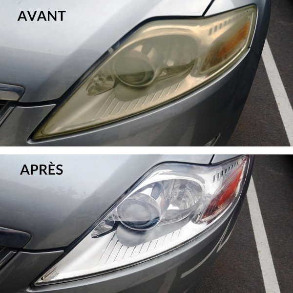 Produit nettoyant et rénovateur - Phares - Vitres - Voiture - Rain-X - 325ml