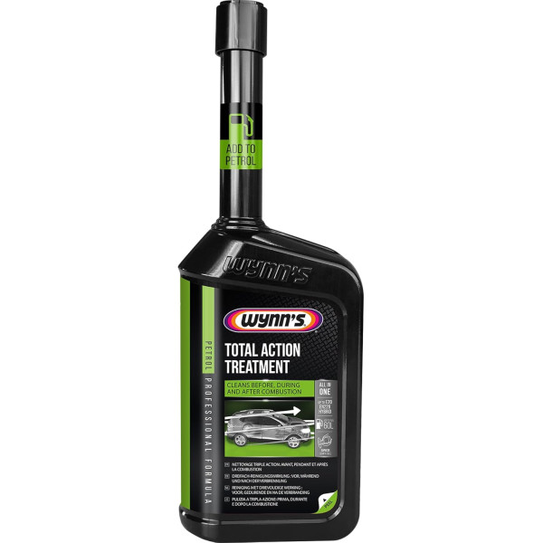 photo-Additif - Nettoyant carburant - Moteur essence - Petrol total action treatment - Wynn's