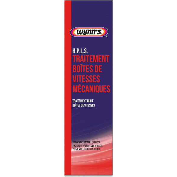 photo-Additif - Boîte de vitesse manuelle et ponts - Réduit bruit - Stop fuite d'huile - Wynn's