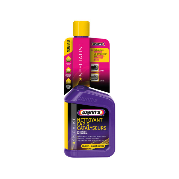 photo-Additif - Nettoyant filtre à particules - Moteur diesel - Améliore performance - Wynn's