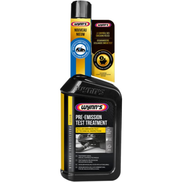 photo-Additif - Traitement anti pollution - Avant contrôle technique - Diesel - Wynn's