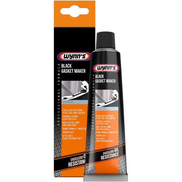 photo-Joint d'étanchéité - Silicone RTV sans MEKO - Noir - Ultra résistant - Haute température - Wynn's