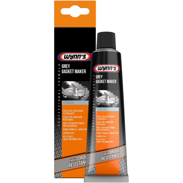 photo-Joint d'étanchéité - Silicone RTV sans MEKO - Gris - Ultra résistant - Haute température - Wynn's