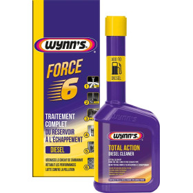 photo-Additif - Traitement complet du système - Diesel - 6 en 1 - Décrasse, optimise - Wynn's