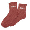 photo-Chaussettes - Femme - Rouge avec paillettes - Bombasse - Taille 36/42 - Humour - Cadeau