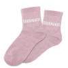 photo-Chaussettes - Femme - Rose avec paillettes - Gourmande - Taille 36/42 - Humour - Cadeau