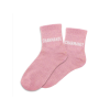 photo-Chaussettes - Femme - Rose avec paillettes - Charmante - Taille 36/42 - Humour - Cadeau