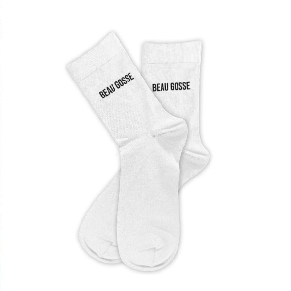 photo-Chaussettes - Homme - Beau gosse - Taille unique - Humour - Cadeau