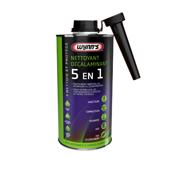 photo-Additif - Nettoyant décalaminant - Essence - 5en1 - Injecteurs, soupapes - Wynn's