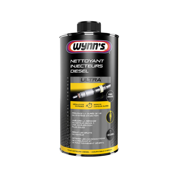 photo-Additif - Nettoyant injecteurs - Diesel - Ultra - Lubrifie, prolonge et nettoie - Wynn's