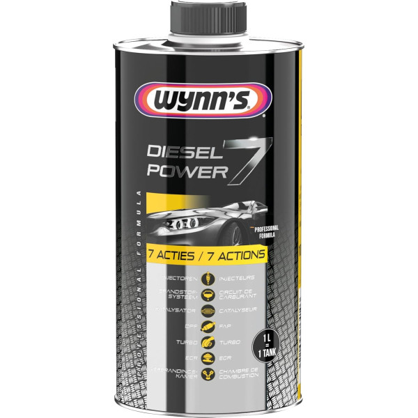 photo-Additif - Moteur diesel - 7en1 - Optimise le fonctionnement moteur - Wynn's