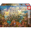 photo-Puzzle - La ville des rêves - 8000 pièces - 192x136cm - Dès 14 ans - Educa