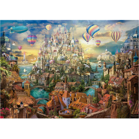 Puzzle - La ville des rêves - 8000 pièces - 192x136cm - Dès 14 ans - Educa