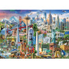 Puzzle - Les symboles des USA - 1500 pièces - 85x60cm - Dès 14 ans - Educa