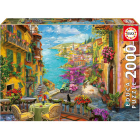 photo-Puzzle - Café en Espagne - 2000 pièces - 96x68cm - Dès 14 ans - Educa