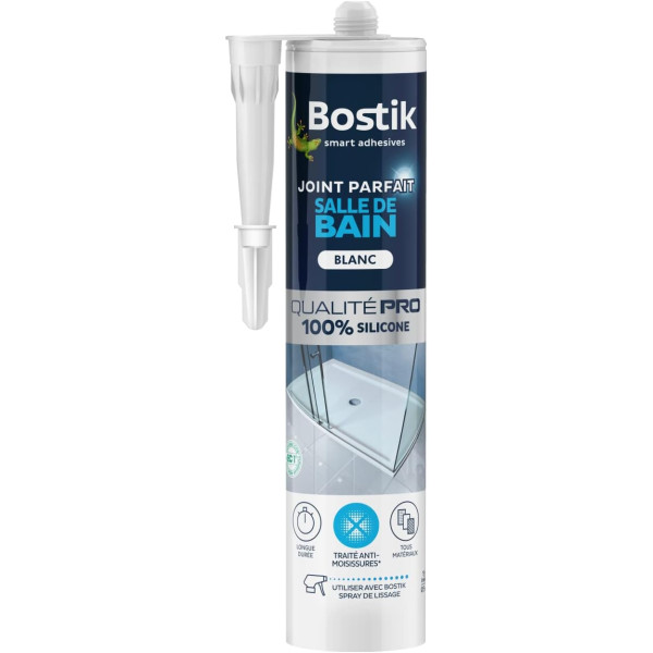 photo-Joint pour toit et gouttière - Noir - Hybride polymère - Résistant - Extérieur - Bostik