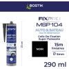 Mastic - Colle et joint - Noir - Auto/bateau - Hybride polymère - Résistant - Bostik MSP104