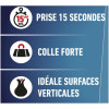 Colle extra forte - Transparente - Gel - Instantanée - Tous matériaux - Sader