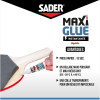 Colle extra forte - Transparente - Liquide - Instantanée - Tous matériaux - Sader
