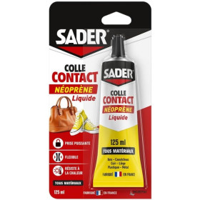 photo-Colle contact - Néoprène - Liquide - Tous matériaux - Puissant - Sader - 125ml